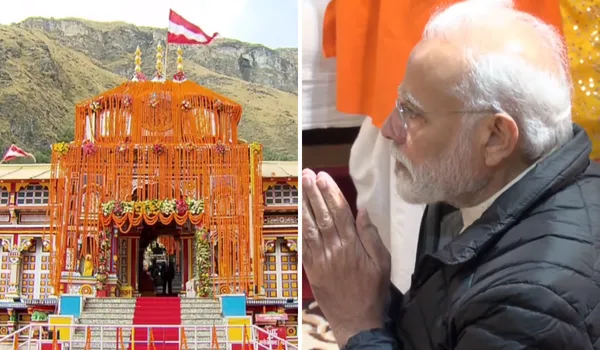 PM Modi in Badrinath: महाकाल के बाद प्रधानमंत्री नरेंद्र मोदी बदरीनाथ पहुंचे, भगवान विष्णु की पूजा-अर्चना की